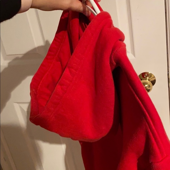 Red ADIDAS hoodie size: SMALL - Picture 3 of 4